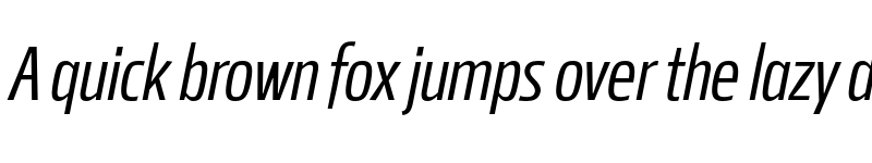 Preview of FONTSPRING DEMO - Mellnik Cond Light Italic font