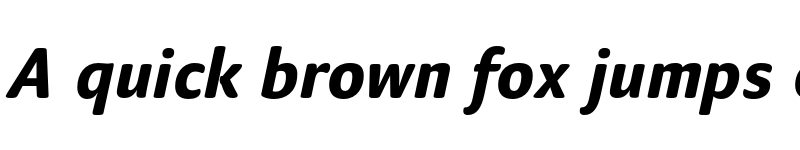 Preview of FONTSPRING DEMO - Mellow Sans Bold Italic font