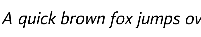 Preview of FONTSPRING DEMO - Mellow Sans Italic font