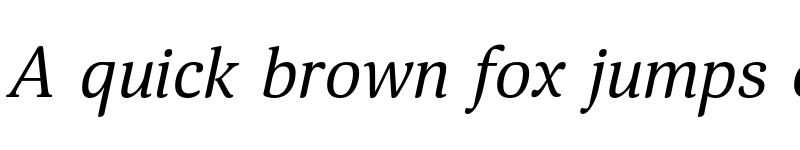 Preview of FONTSPRING DEMO - Mellow Serif Italic font