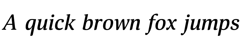 Preview of FONTSPRING DEMO - Mellow Serif Medium Italic font