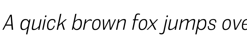 Preview of FONTSPRING DEMO - Meloche Lt Italic font