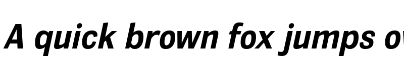 Preview of FONTSPRING DEMO - Meloche Rg Bold Italic font