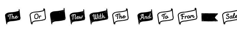 Preview of FONTSPRING DEMO - Meltow Extras Regular font