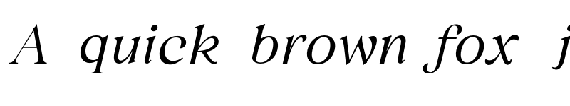 Preview of FONTSPRING DEMO - Melville Text Thin Italic font