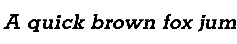 Preview of FONTSPRING DEMO - MementorBold Italic font