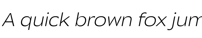 Preview of FONTSPRING DEMO - Mensa Exp Light Italic font