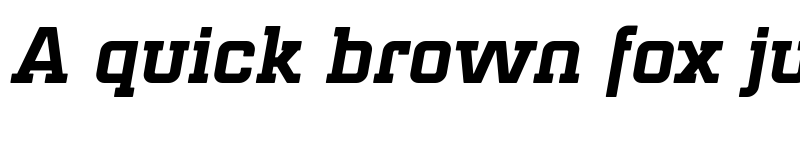 Preview of FONTSPRING DEMO - Mensura Slab Black Italic Regular font