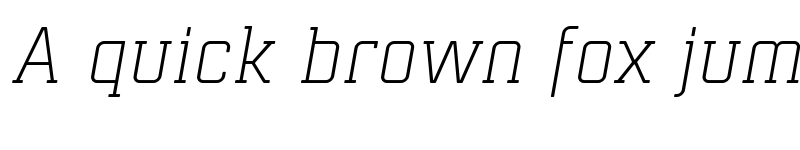 Preview of FONTSPRING DEMO - Mensura Slab Light Italic Regular font