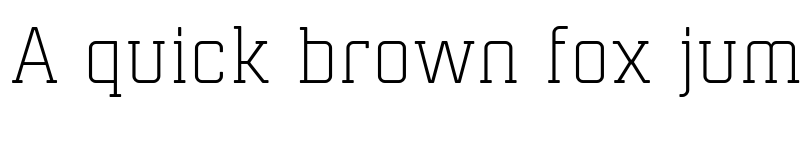 Preview of FONTSPRING DEMO - Mensura Slab Light Regular font