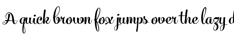 Preview of FONTSPRING DEMO - Mercury Script Bold Regular font