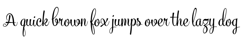 Preview of FONTSPRING DEMO - Mercury Script Regular Regular font