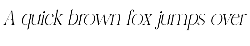 Preview of FONTSPRING DEMO - Merilux Italic font