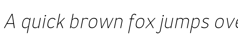Preview of FONTSPRING DEMO - Merlo Light Italic Italic font