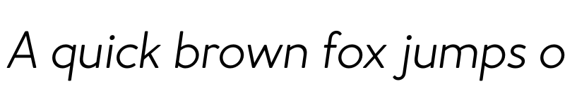 Preview of FONTSPRING DEMO - Merlo Neue Round Light Italic font