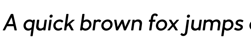 Preview of FONTSPRING DEMO - Merlo Neue Round Medium Italic font