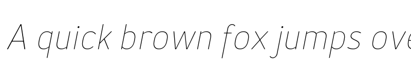 Preview of FONTSPRING DEMO - Merlo Round Thin Italic Italic font