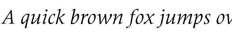 Preview of FONTSPRING DEMO - Metaphor Italic font