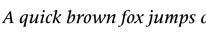 Preview of FONTSPRING DEMO - Metaphor Medium Italic font