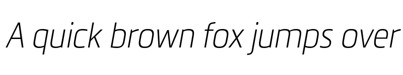 Preview of FONTSPRING DEMO - Metronic Pro Air Condensed Italic font