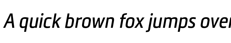 Preview of FONTSPRING DEMO - Metronic Pro Regular Condensed Italic font