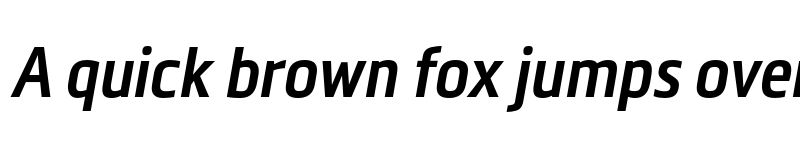 Preview of FONTSPRING DEMO - Metronic Pro SemiBold Condensed Italic font