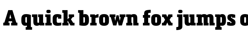 Preview of FONTSPRING DEMO - Metronic Slab Narrow Black Regular font