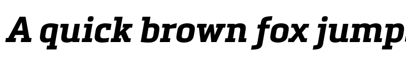 Preview of FONTSPRING DEMO - Metronic Slab Pro Bold Italic font