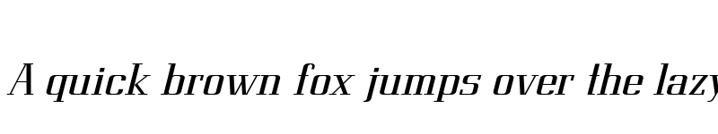 Preview of FONTSPRING DEMO - Metropolis Bold Italic font