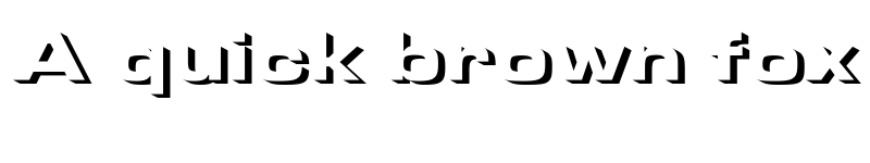 Preview of FONTSPRING DEMO - MicrogrammaOnlShaExtDBol Regular font
