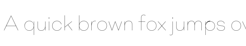 Preview of FONTSPRING DEMO - Mid Century Sans Thin Regular font