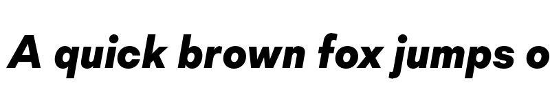 Preview of FONTSPRING DEMO - Mid Century Sans XBold Italic font