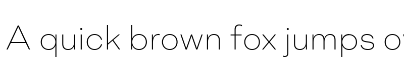 Preview of FONTSPRING DEMO - Mid Century Sans XLight Regular font