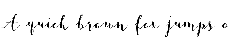 Preview of FONTSPRING DEMO - Mila Script Pro Regular font