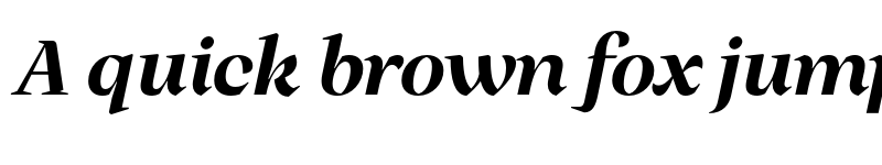 Preview of FONTSPRING DEMO - Milas Disp Heavy It Heavy Italic font