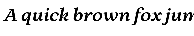 Preview of FONTSPRING DEMO - Milas Text Bold It Bold Italic font