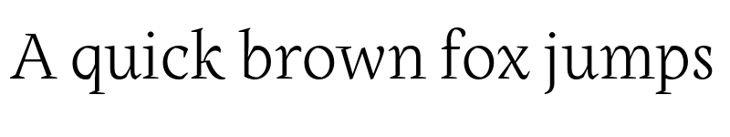 Preview of FONTSPRING DEMO - Milas Text Light Light font