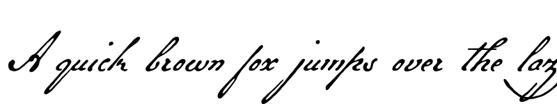 Preview of FONTSPRING DEMO - Military Scribe Regular font