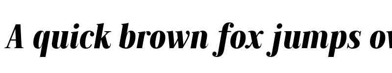 Preview of FONTSPRING DEMO - Millard Condensed Bold Italic font