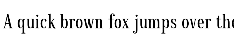 Preview of FONTSPRING DEMO - Millard Condensed Regular font