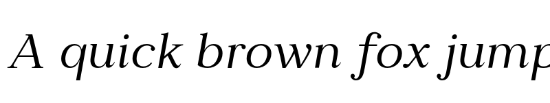 Preview of FONTSPRING DEMO - Millard Italic font