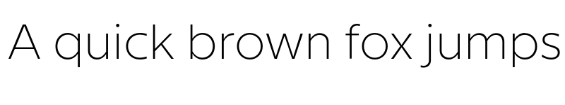 Preview of FONTSPRING DEMO - Milliard ExtraLight Regular font