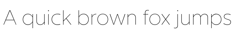 Preview of FONTSPRING DEMO - Milliard Hairline Regular font