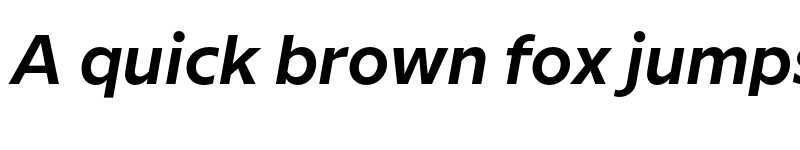 Preview of FONTSPRING DEMO - Milliard SemiBold Italic font