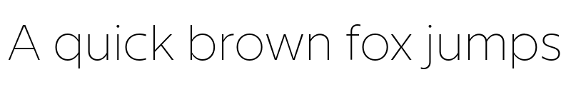 Preview of FONTSPRING DEMO - Milliard Thin Regular font