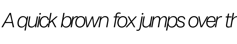 Preview of FONTSPRING DEMO - Milligram Macro Light Italic font