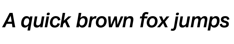 Preview of FONTSPRING DEMO - Milligram Medium Italic font