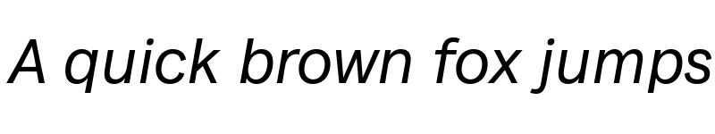 Preview of FONTSPRING DEMO - Milligram Text Italic font