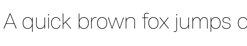 Preview of FONTSPRING DEMO - Milligram Thin Regular font