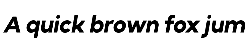 Preview of FONTSPRING DEMO - Minork Sans Black Italic font
